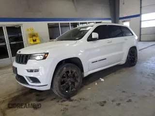 2018 Jeep Grand Cherokee Overland with VIN 1C4RJFCG5JC211145, listed as a Copart auction lot 54138865 with 115,679 mi miles and Salvage title. Bid and sale history available at DreamBid. Image 1.