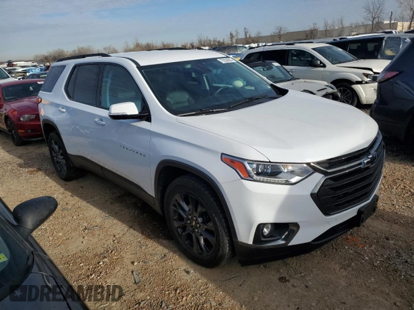 2019 Chevrolet Traverse RS z VIN 1GNERJKWXKJ321938, wystawiony jako Copart lot #79258603 z przebiegiem 90 545 mil mil oraz Szkoda całkowita • Salvage title. Historia ofert i sprzedaży dostępna na DreamBid. Obrazek 4.