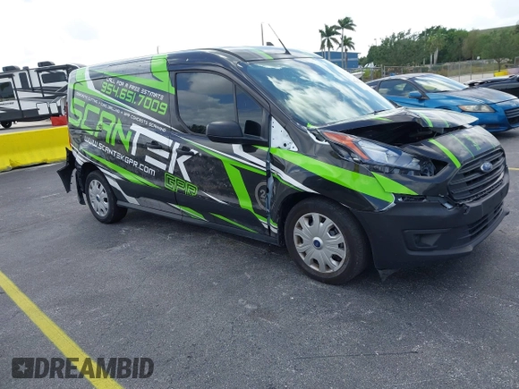 2023 Ford Transit Connect XL with VIN NM0LS7S24P1552066, listed as a IAAI auction lot 41941566 with 65,355 mi miles and . Bid and sale history available at DreamBid. Image 1.