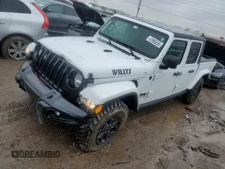 2021 Jeep Gladiator Freedom с VIN 1C6HJTAG9ML605725, выставлен на аукционе Copart как лот 47885265 с пробегом 45 085 миль миль и Списание • Salvage title. История ставок и продаж доступна на DreamBid. Изображение 1.