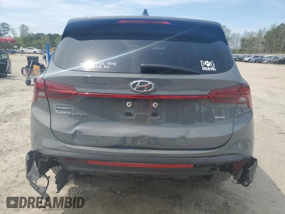 2023 Hyundai Santa Fe SE with VIN 5NMS1DAJ7PH496493, listed as a Copart auction lot 52546325 with 32,873 mi miles and Salvage title. Bid and sale history available at DreamBid. Image 6.