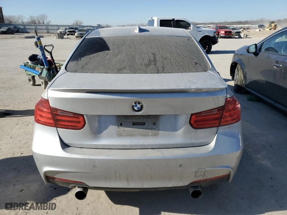 2014 BMW 3 Series 335i xDrive with VIN WBA3B9C5XEF588350, listed as a Copart auction lot 84664174 with 136,080 mi miles and Salvage Title. Bid and sale history available at carsss.com. Image 6.