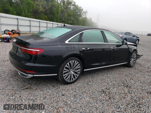 2019 Audi A8 L with VIN WAU8DAF81KN010369, listed as a Copart auction lot 46381143 with 13,921 mi miles. Bid and sale history available at carsss.com. Image 3.