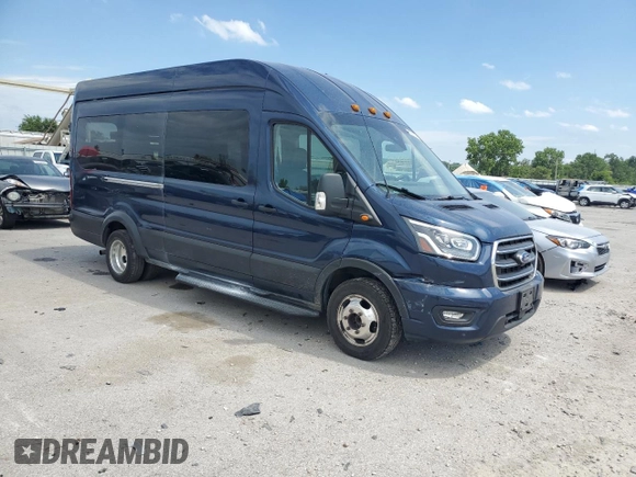 2020 Ford Transit Passenger XL with VIN 1FBVU4XG4LKB19039, listed as a Copart auction lot 60059294 with 102,994 mi miles and Salvage Title. Bid and sale history available at DreamBid. Image 4.