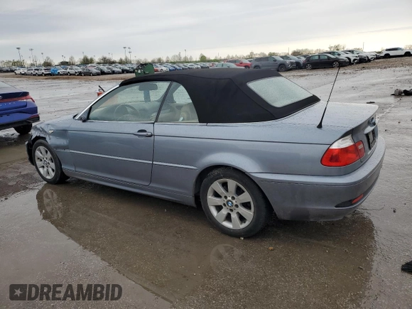2006 BMW 3 Series 325Ci with VIN WBABW33476PX88389, listed as a Copart auction lot 51974635 with 141,423 mi miles and Salvage Title. Bid and sale history available at carsss.com. Image 2.
