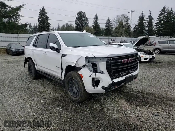 2023 GMC Yukon AT4 with VIN 1GKS2CKD7PR140416, listed as a Copart auction lot 87210684 with 19,208 mi miles and Salvage Title. Bid and sale history available at carsss.com. Image 12.