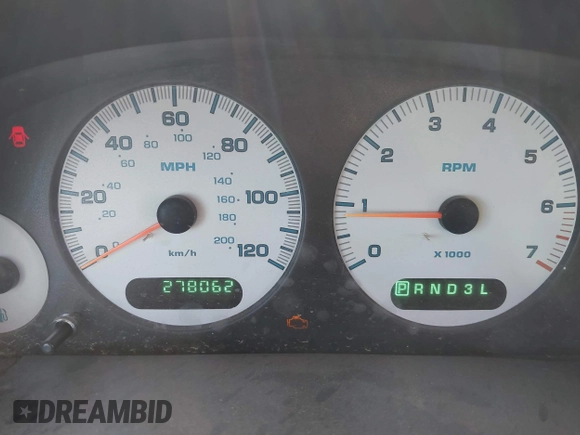 2003 Chrysler Town & Country with VIN 2C8GP443X3R265183, listed as a IAAI auction lot 41834681 with 278,062 mi miles and . Bid and sale history available at DreamBid. Image 7.