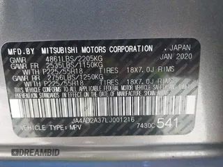2020 Mitsubishi Outlander ES z VIN JA4AD2A37LJ001216, wystawiony jako IAAI lot #41623939 z przebiegiem 66 282 mil mil oraz . Historia ofert i sprzedaży dostępna na DreamBid. Obrazek 9.