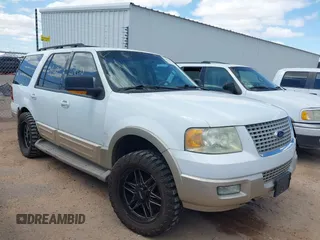 2006 Ford Expedition Eddie Bauer z VIN 1FMPU18536LA89459, wystawiony jako IAAI lot #42030541 z przebiegiem 269 070 mil mil oraz . Historia ofert i sprzedaży dostępna na DreamBid. Obrazek 1.