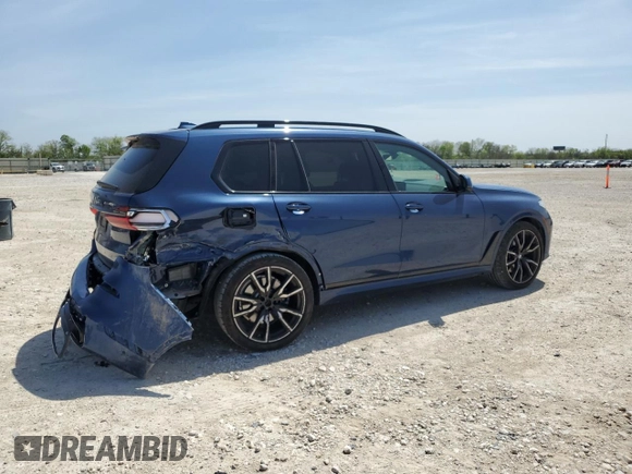 2021 BMW X7 xDrive40i with VIN 5UXCW2C03M9G67683, listed as a Copart auction lot 50649965 with 31,689 mi miles and Salvage Title. Bid and sale history available at carsss.com. Image 3.