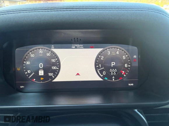 2020 Land Rover Defender SE with VIN SALEPEEU6L2017266, listed as a Copart auction lot 54608415 with 117,429 mi miles and Clean title. Bid and sale history available at DreamBid. Image 8.