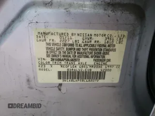 2011 Nissan Sentra 2.0 with VIN 3N1AB6AP5BL682072, listed as a Copart auction lot 65832474 with Not Provided miles and Salvage Title. Bid and sale history available at DreamBid. Image 12.