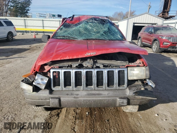 1998 Jeep Grand Cherokee Laredo with VIN 1J4GZ58S7WC105854, listed as a Copart auction lot 82321254 with 178,072 mi miles and Salvage Title. Bid and sale history available at carsss.com. Image 5.