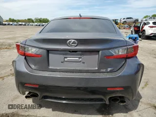 2015 Lexus RC F with VIN JTHHP5BCXF5001296, listed as a Copart auction lot 56637605 with Not provided miles and Salvage title. Bid and sale history available at DreamBid. Image 6.
