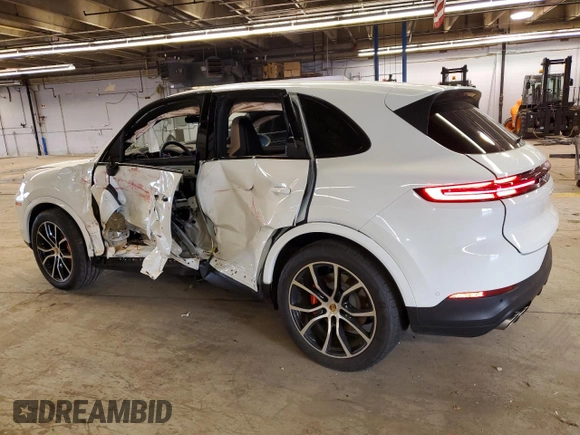 2024 Porsche Cayenne S with VIN WP1AL2AY1RDA32214, listed as a Copart auction lot 77782634 with Not provided miles and Salvage title. Bid and sale history available at DreamBid. Image 2.