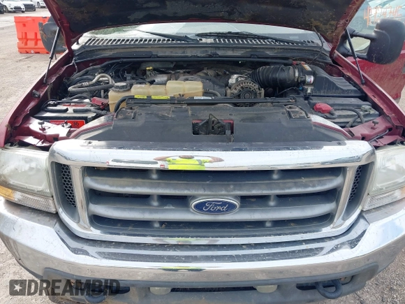 2002 Ford Super Duty F-250 XL with VIN 1FTNW21F32EB72189, listed as a IAAI auction lot 41724745 with 164,054 mi miles. Bid and sale history available at carsss.com. Image 10.