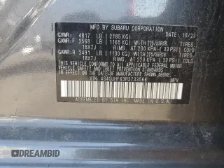 2024 Subaru Crosstrek Special Sports with VIN 4S4GUHF63R3733566, listed as a Copart auction lot 61651935 with 17,359 mi miles and Salvage title. Bid and sale history available at DreamBid. Image 13.