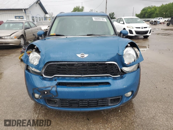 2012 MINI Countryman S z VIN WMWZC3C54CWL86184, wystawiony jako Copart lot #59289185 z przebiegiem 131 039 mil mil oraz Szkoda całkowita • Salvage title. Historia ofert i sprzedaży dostępna na DreamBid. Obrazek 5.