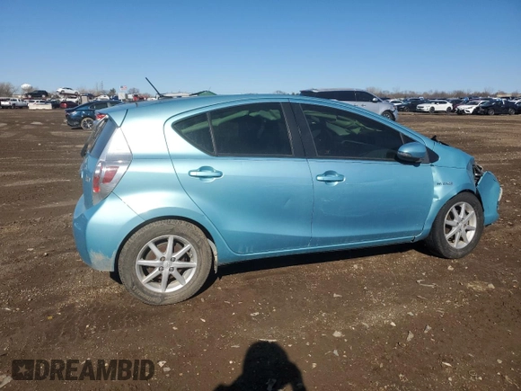 2012 Toyota Prius One with VIN JTDKDTB30C1023430, listed as a Copart auction lot 48027695 with 90,728 mi miles and Salvage Title. Bid and sale history available at DreamBid. Image 3.