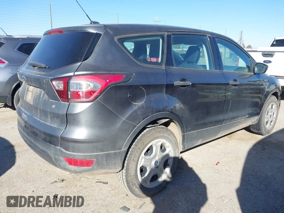 2018 Ford Escape S with VIN 1FMCU0F78JUC59234, listed as a IAAI auction lot 41375959 with 123,043 mi miles and . Bid and sale history available at carsss.com. Image 4.