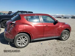 2012 Nissan Juke SL with VIN JN8AF5MV2CT126700, listed as a Copart auction lot 46801645 with Not Provided miles and Salvage Title. Bid and sale history available at carsss.com. Image 3.