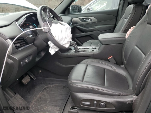 2022 Chevrolet Traverse LT Leather with VIN 1GNEVHKW4NJ177926, listed as a Copart auction lot 48199255 with 35,579 mi miles and Salvage Title. Bid and sale history available at carsss.com. Image 7.