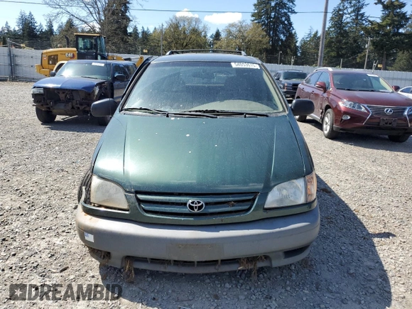 2001 Toyota Sienna LE with VIN 4T3ZF13C81U380901, listed as a Copart auction lot 54053615 with 194,910 mi miles and Salvage Title. Bid and sale history available at DreamBid. Image 5.