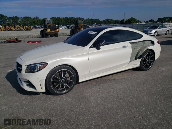 2023 Mercedes-Benz C 300 with VIN W1KWJ8DB2PG121153, listed as a Copart auction lot 63962614 with 15,194 mi miles and Salvage Title. Bid and sale history available at DreamBid. Image 1.