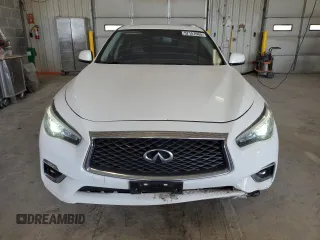 2020 Infiniti Q50 Luxe with VIN JN1EV7AR4LM257143, listed as a Copart auction lot 57157065 with 98,082 mi miles and Salvage title. Bid and sale history available at DreamBid. Image 5.