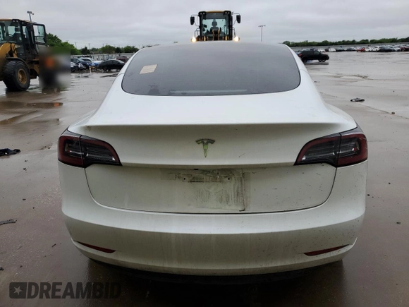 2023 Tesla Model 3 with VIN 5YJ3E1EA9PF510588, listed as a Copart auction lot 51860125 with Not provided miles and Clean title. Bid and sale history available at DreamBid. Image 6.