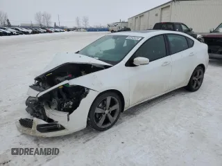 2016 Dodge Dart GT with VIN 1C3CDFEB2GD563282, listed as a Copart auction lot 83343474 with 97,115 mi miles and Salvage Title. Bid and sale history available at carsss.com. Image 1.