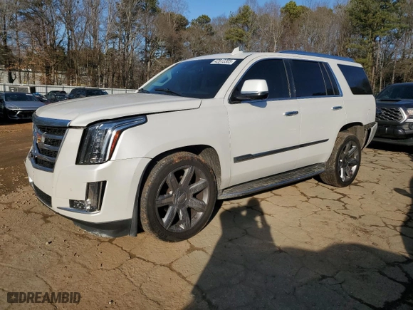 2016 Cadillac Escalade Luxury Collection with VIN 1GYS3BKJ6GR289810, listed as a Copart auction lot 42813305 with 147,630 mi miles and Salvage Title. Bid and sale history available at carsss.com. Image 1.
