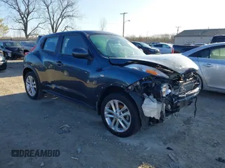 2013 Nissan Juke SV with VIN JN8AF5MR5DT212989, listed as a IAAI auction lot 41877383 with 77,260 mi miles. Bid and sale history available at carsss.com. Image 1.