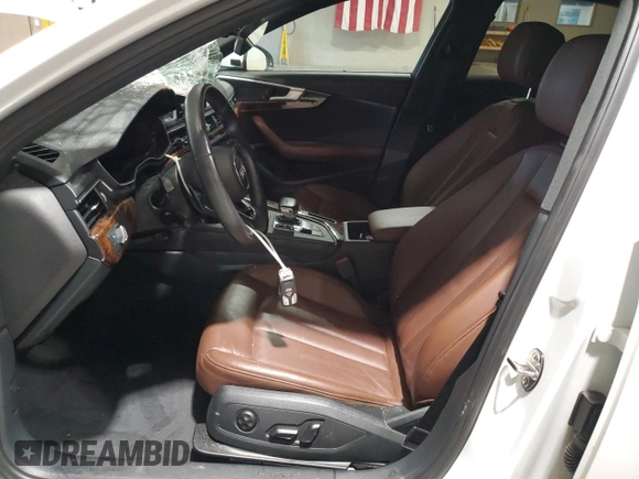 2019 Audi A4 Premium Plus с VIN WAUENAF42KA014130, выставлен на аукционе Copart как лот 56301045 с пробегом 46 040 миль миль и Списание • Salvage title. История ставок и продаж доступна на DreamBid. Изображение 7.