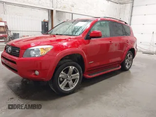 2008 Toyota RAV4 Sport with VIN JTMBK32V186036561, listed as a IAAI auction lot 42110651 with 33,877 mi miles and . Bid and sale history available at DreamBid. Image 2.