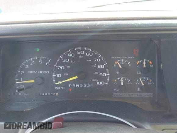 1997 Chevrolet Silverado 1500 with VIN 2GCEK19R4V1267869, listed as a IAAI auction lot 41750496 with 248,308 mi miles and . Bid and sale history available at DreamBid. Image 7.