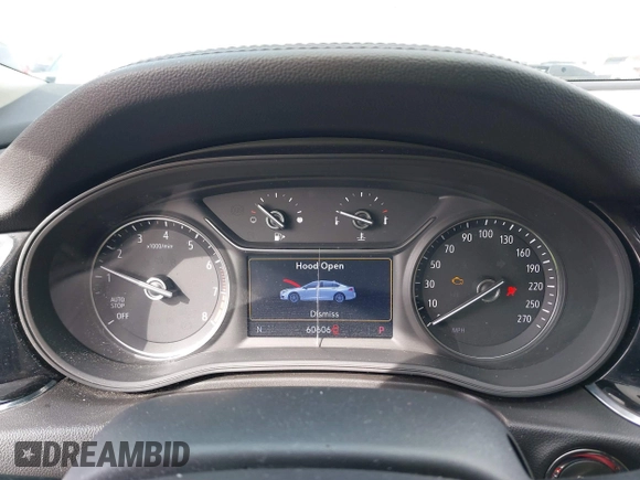2019 Buick Regal Preferred II with VIN W04GM6SX6K1066687, listed as a IAAI auction lot 41824049 with 60,606 mi miles and . Bid and sale history available at DreamBid. Image 7.