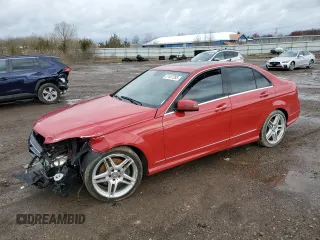 2014 Mercedes-Benz C-Class C 300 Sport with VIN WDDGF8AB3ER316352, listed as a Copart auction lot 51457285 with 114,060 mi miles and Salvage Title. Bid and sale history available at carsss.com. Image 1.