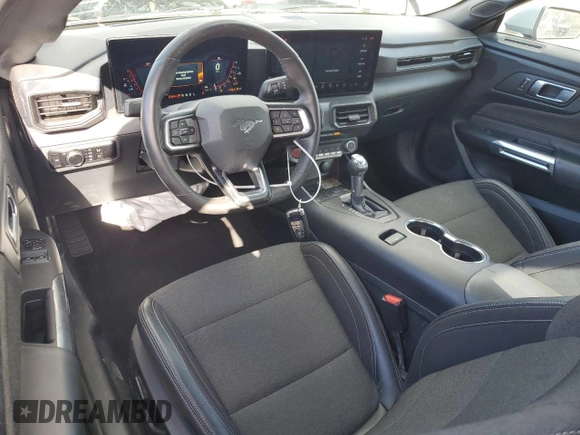 2024 Ford Mustang EcoBoost with VIN 1FA6P8THXR5107004, listed as a Copart auction lot 56758395 with 25,322 mi miles and Salvage title. Bid and sale history available at DreamBid. Image 8.