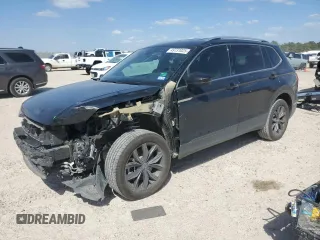 2022 Volkswagen Tiguan SE with VIN 3VV3B7AXXNM154829, listed as a Copart auction lot 49731025 with 43,142 mi miles and Salvage Title. Bid and sale history available at DreamBid. Image 1.