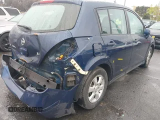 2008 Nissan Versa 1.8 S with VIN 3N1BC13E78L380632, listed as a IAAI auction lot 41562724 with 166,899 mi miles. Bid and sale history available at carsss.com. Image 4.