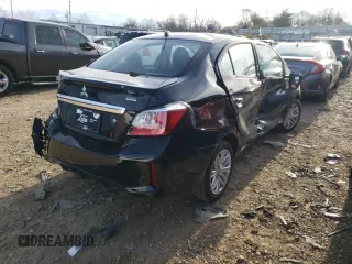 2021 Mitsubishi Mirage ES with VIN ML32FUFJ9MHF06826, listed as a Copart auction lot 66258671 with 2,386 mi miles and Salvage title. Bid and sale history available at DreamBid. Image 4.