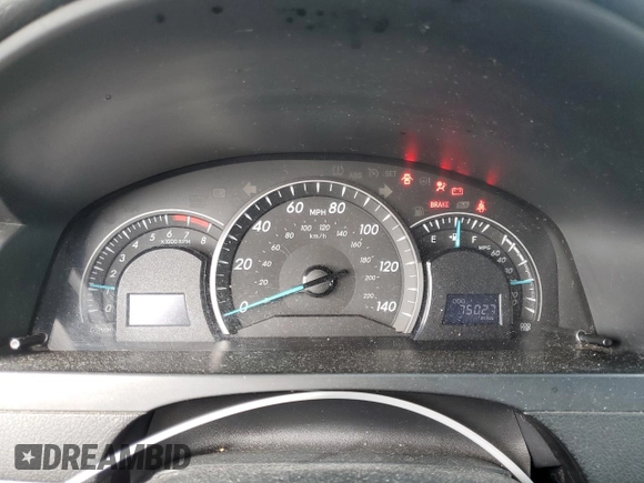 2012 Toyota Camry L with VIN 4T1BF1FK2CU117416, listed as a Copart auction lot 47302625 with 75,027 mi miles and Clean Title. Bid and sale history available at DreamBid. Image 9.