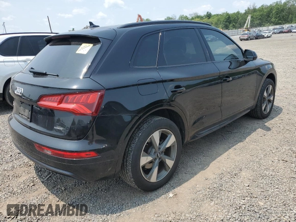 2020 Audi Q5 Premium with VIN WA1ANAFY8L2113769, listed as a Copart auction lot 59963025 with 125,844 mi miles and Salvage title. Bid and sale history available at DreamBid. Image 3.