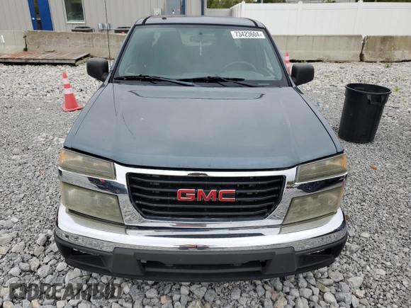 2006 GMC Canyon SLE2 with VIN 1GTCS136868266986, listed as a Copart auction lot 73423604 with 278,202 mi miles and Clean Title. Bid and sale history available at carsss.com. Image 5.