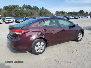 2018 Kia Forte LX with VIN 3KPFK4A71JE272900, listed as a Copart auction lot 52948705 with 42,342 mi miles and Salvage Title. Bid and sale history available at carsss.com. Image 3.
