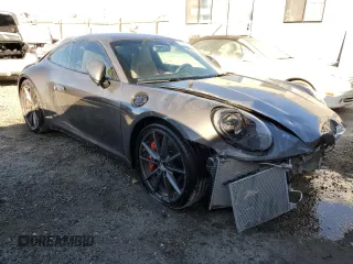 2024 Porsche 911 Carrera S with VIN WP0AB2A9XRS218472, listed as a Copart auction lot 76996354 with 1,155 mi miles and Salvage Title. Bid and sale history available at carsss.com. Image 4.