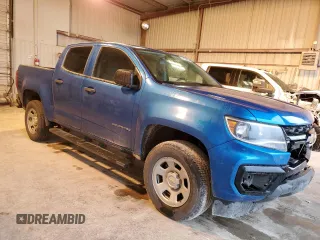 2022 Chevrolet Colorado 2WD Work Truck with VIN 1GCGSBEA0N1320488, listed as a Copart auction lot 51706655 with 65,119 mi miles and Salvage title. Bid and sale history available at DreamBid. Image 4.