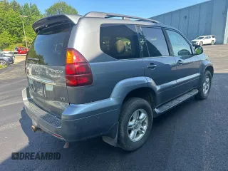 2005 Lexus GX 470 z VIN JTJBT20X050076167, wystawiony jako Copart lot #59916595 z przebiegiem 297 768 mil mil oraz Czysty tytuł • Clean title. Historia ofert i sprzedaży dostępna na DreamBid. Obrazek 4.