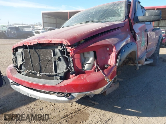 2007 Dodge Ram 2500 SLT with VIN 3D7KS28A17G799603, listed as a IAAI auction lot 41528976 with 1 mi miles. Bid and sale history available at carsss.com. Image 6.